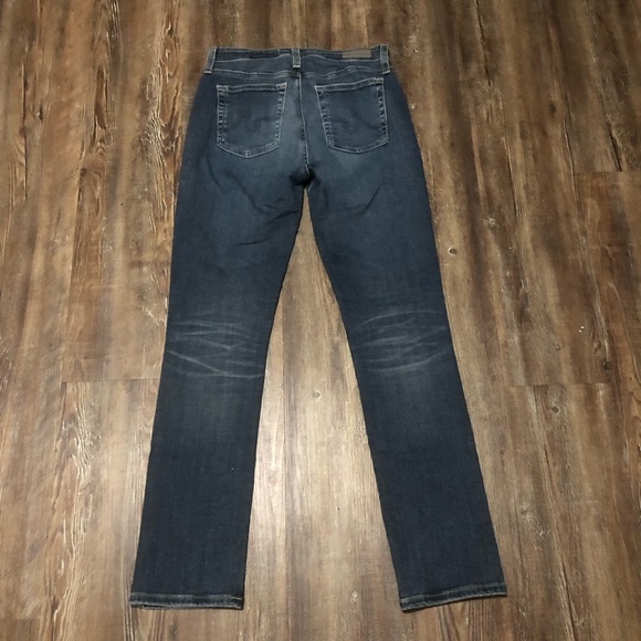 AG Adriano Goldschmied Jeans Women's 32 Mari High Rise Slim Straight Dark - Picture 4 of 4